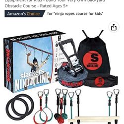 Used Ninga Warrior slack Line