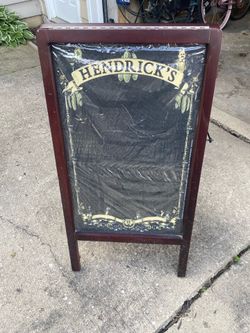 New Hendrick's Sandwich Board