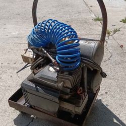 Air Compressor With Cart