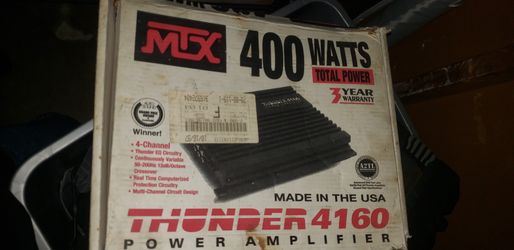 Old school MTX thunder 4 ch. Amplifier