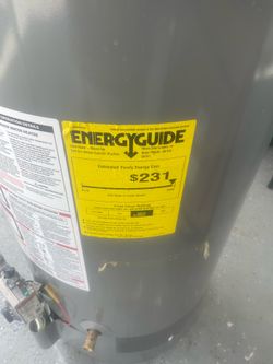 Nearly new Gas hot water heater