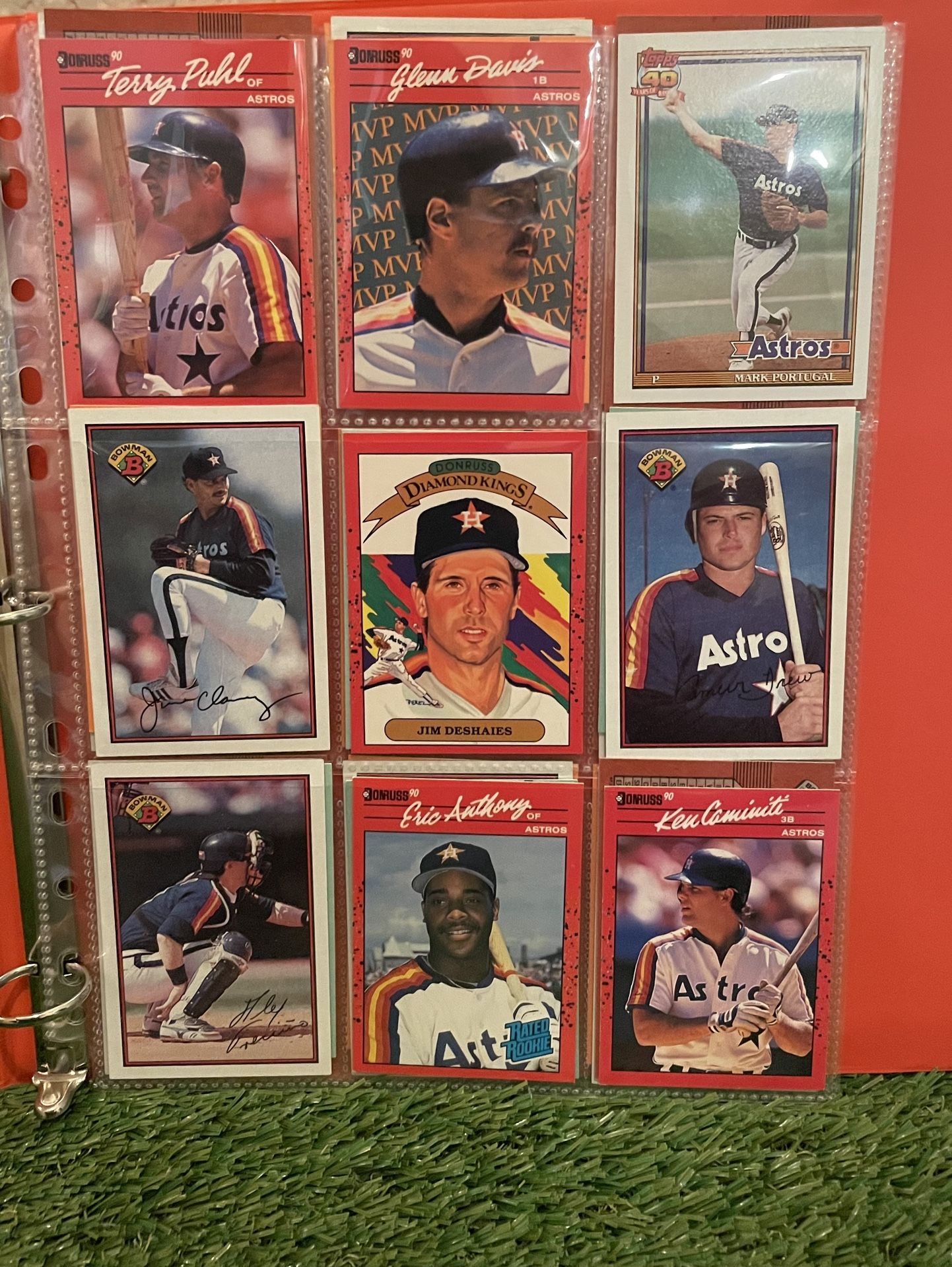 Houston Astros Baseball Card Starter Collection