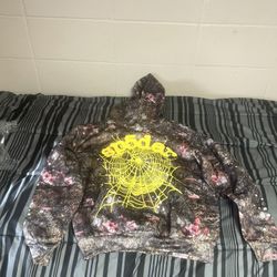 Camo spider hoodie