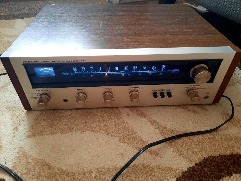 pioneer sx-424 receiver