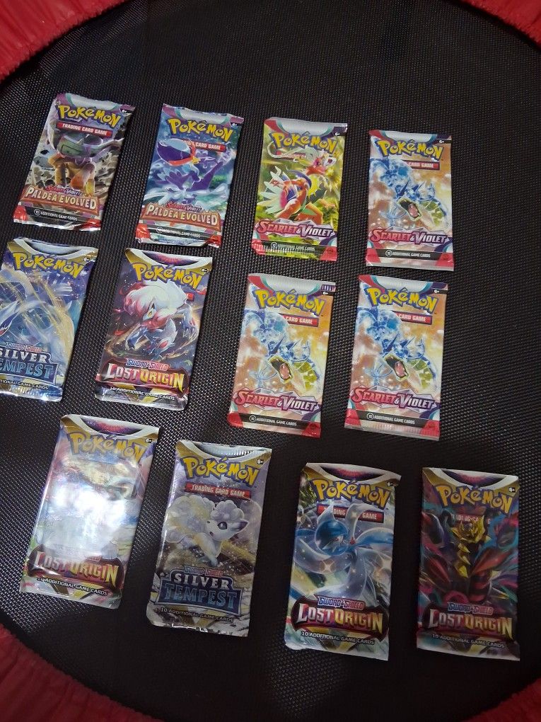Pokemon Booster Packs. All Brand New. Bundle X12 Packs