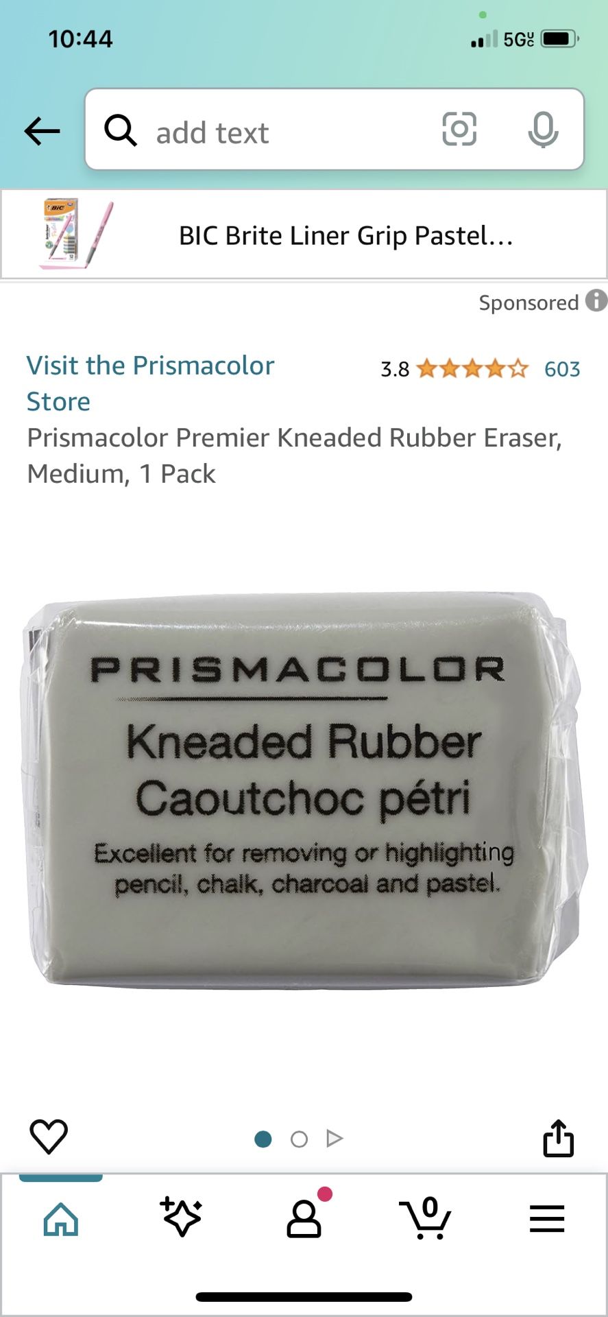 Prismacolor Premier Kneaded Rubber Eraser, Medium, 15 Pack