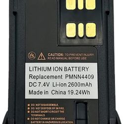 PMNN4409 PMNN4409AR PMNN4mAh Li-ion Battery for XPR3300e XPR3500e XPR3300 XPR3500 XPR7550 XPR7580 APX4000 APX1000 XPR7550e XPR7580e Two Way Ra