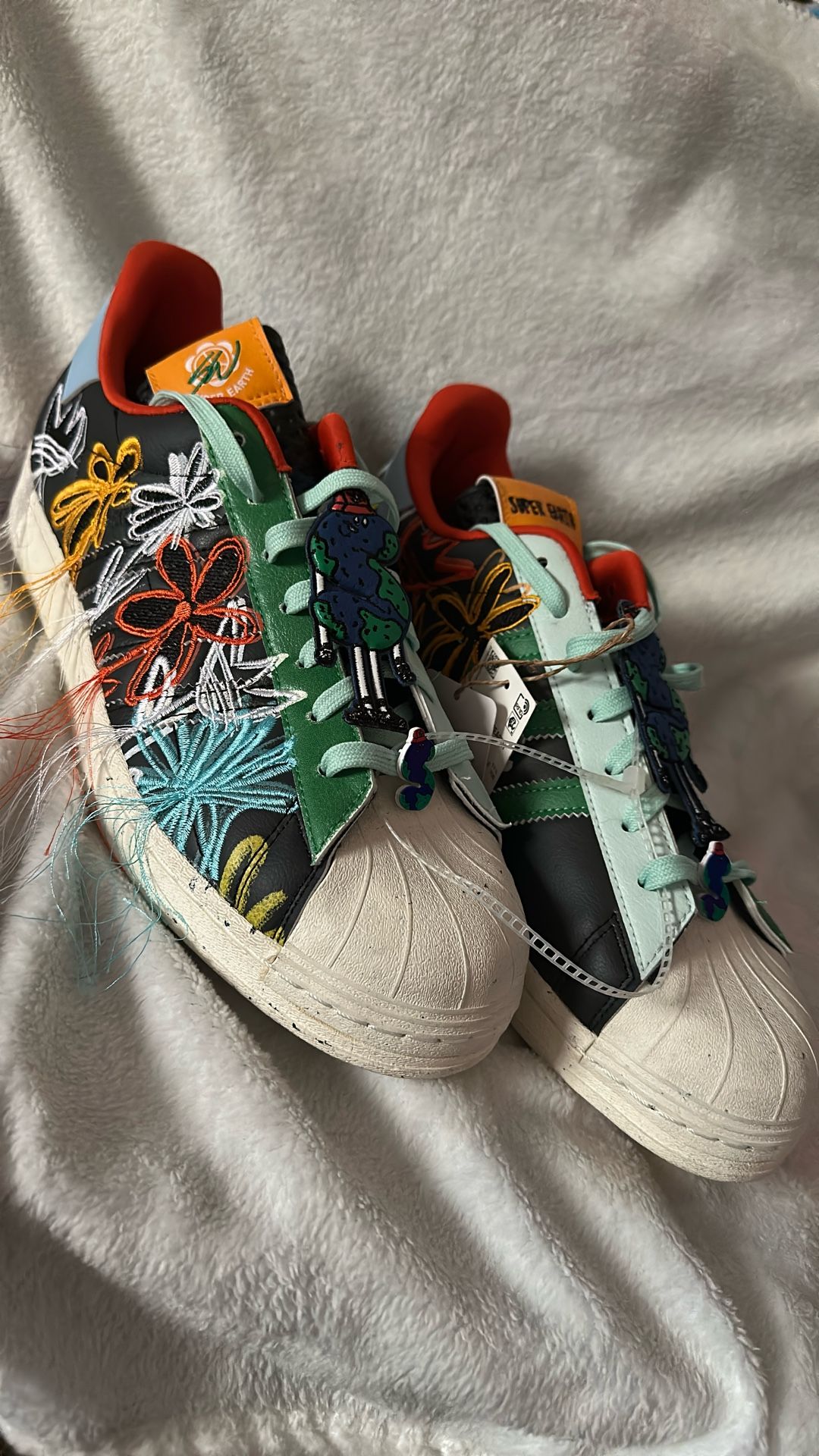 Sean Wotherspoon x adidas Superstar 'Super Earth - Black' Size 12