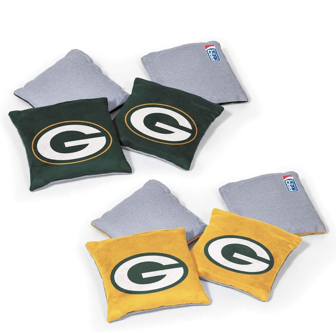 NFL Pro Football Dual Sided Bean Bags by Wild Sports, 8 Count X(31)