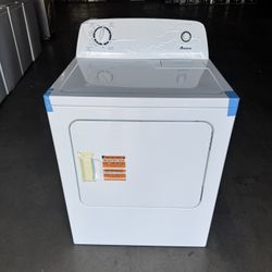 Amana 6.5 cu.ft. vented Front Load Electric Dryer in White with Wrinkle Prevent Option