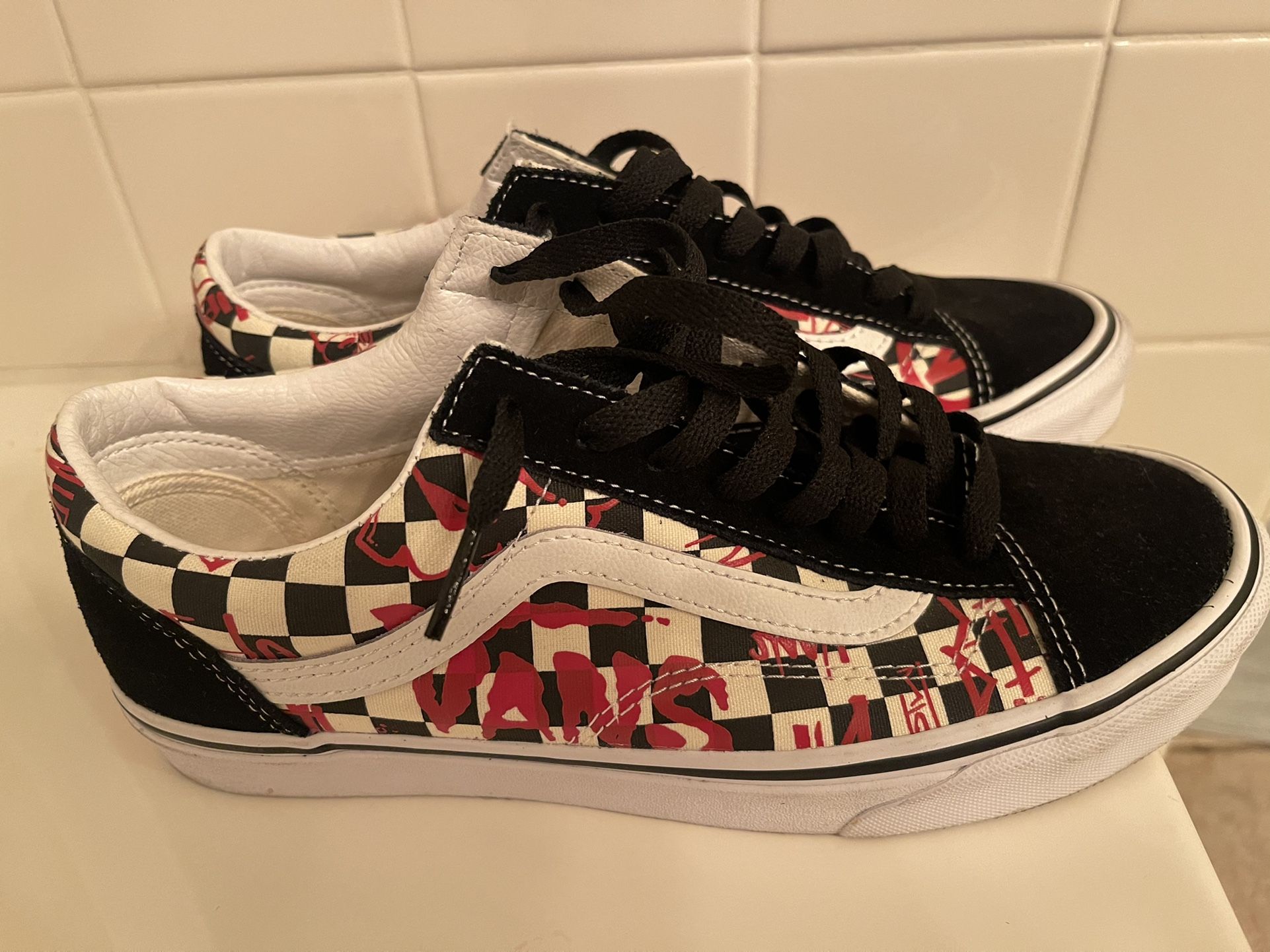 Vans Checkered Mens 8.5