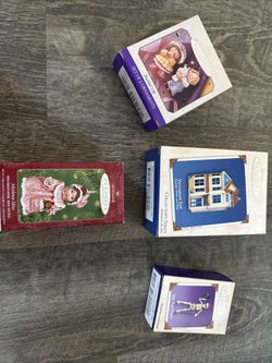 4 Hallmark Ornaments 