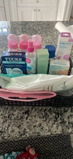 Postpartum & Baby Care Gift Basket Bundle