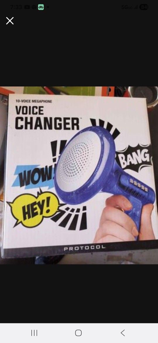 Voice Changing Toy