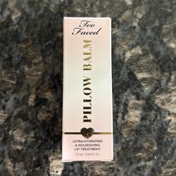 NEW TOO FACED PILLOW BALM HYDRATING LIP TREATMENT  ORIGINAL $5!!