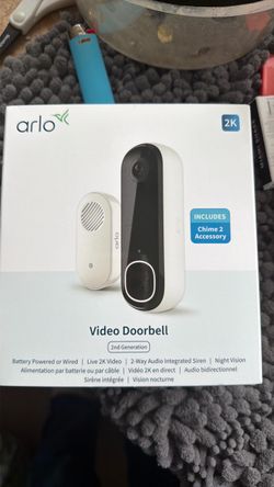 Arlo video doorbell camera