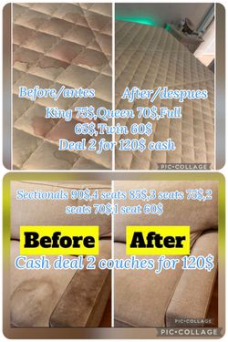 2 sofas or 2 mattresses 120$ cash/ washer&dryer 120$ cash