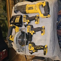 DeWalt 5 Pack (Tool Only) 20volt Max  Plus Tool Box