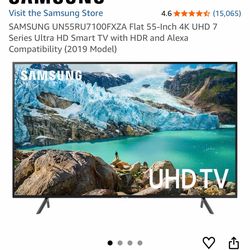SAMSUNG Flat 55-Inch 4K UHD