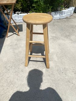 4 wooden stools $25
