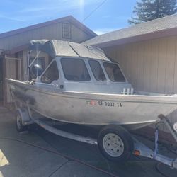 2000 FISH-RITE 17FT BOAT OUTBOARDS 