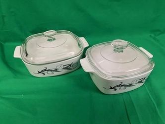 Black Tulip Pyrex