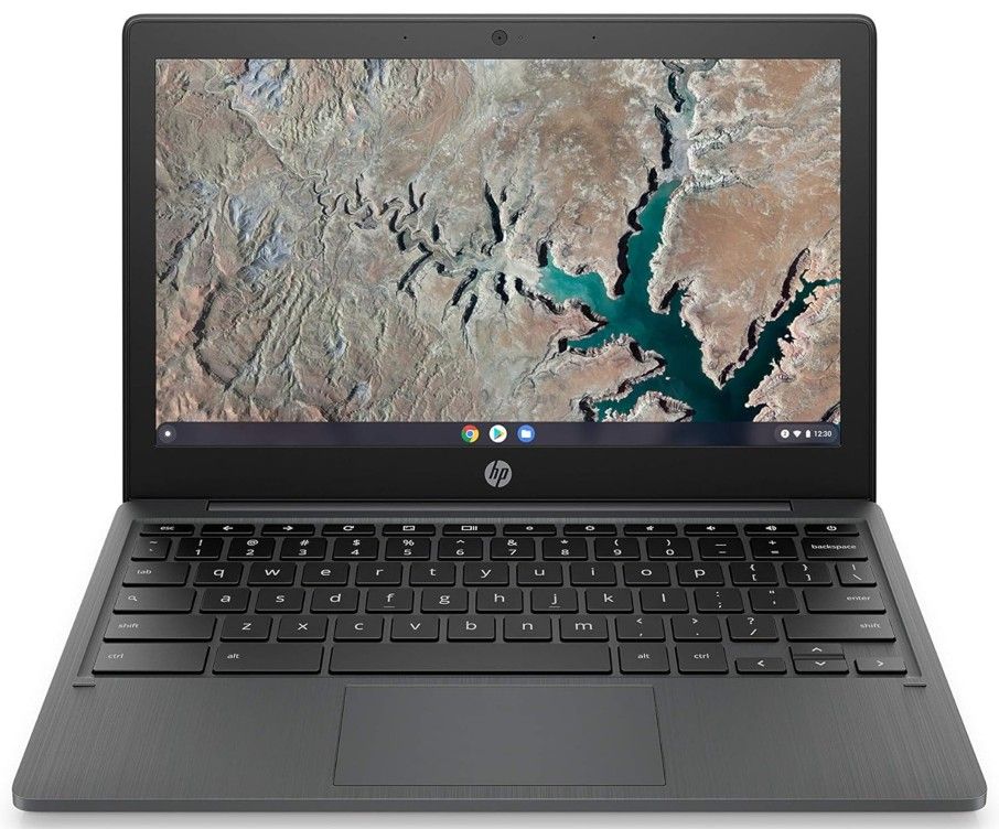 HP Chromebook 11-inch Laptop - MediaTek - MT8183 - 4 GB RAM - 32 GB eMMC Storage - 11.6-inch HD Display - with Chrome OS™