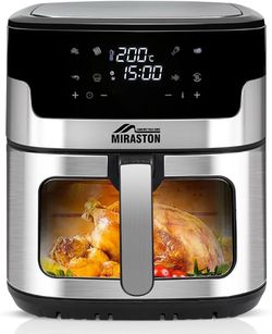 8L Smart Digital Air Fryer – Touchscreen & 8 Presets🥘