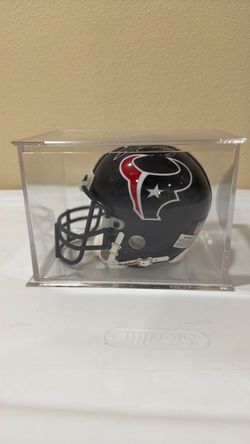 Signed Houston Texans Riddell Mini Helmet