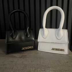 Jacquemus ‘Le Chiquito’ - Mini Handbag - White & Black (Pair) 