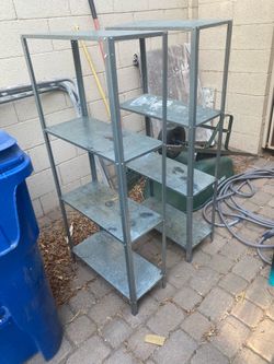 Metal storage racks