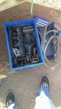 Fish tank filters pumps etc