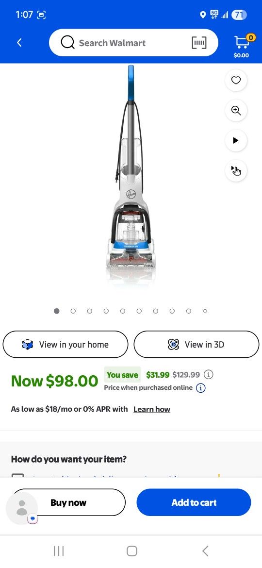 Hoover Pet Carpet Cleaner