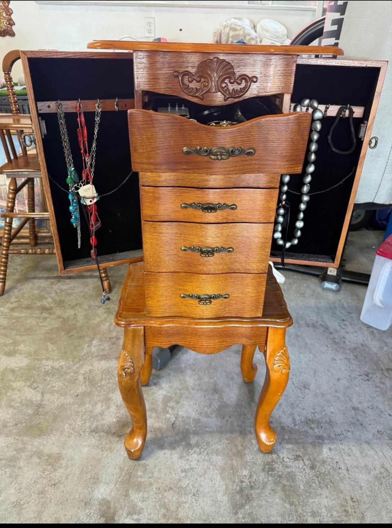 Antique Jewelry Dresser Chest