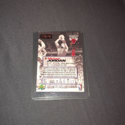 Michael Jordan Upper Deck Crunch Time Card