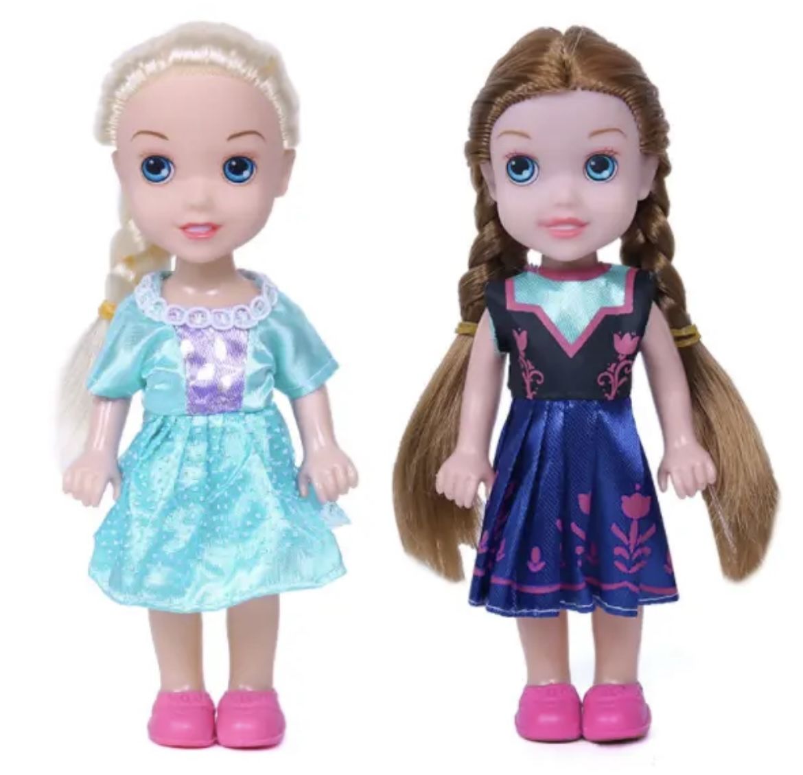 Set Of Two Sisters Princess Dolls