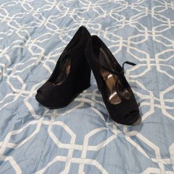 Black Suede Heels
