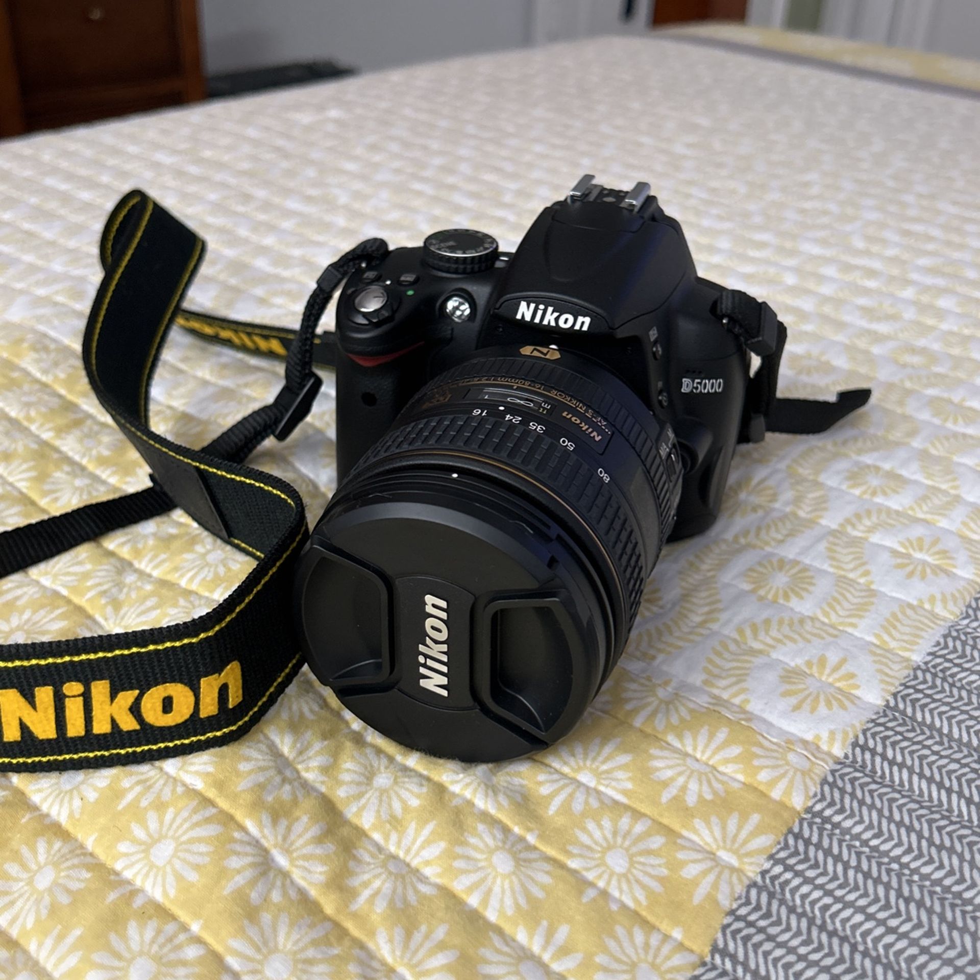 Nikon - D5000 Digital Camera w/16 -80 Nikon Lens 