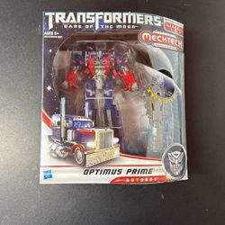 Transformers Dark of the Moon MechTech Voyager Optimus Prime Figure NEW 2010