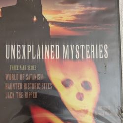 NEW Unexplained Mysteries DVD. Three Movies World of Satanism, Haunted Historic Sites, Jack the Ripper. 90 Min. Family DVD Store