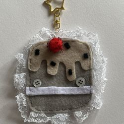 Felt Cake Keychains 