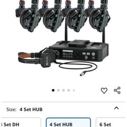 Hollyland Solidcom C1 PRO 5-User Wireless Headset Intercom System w/BaseStation