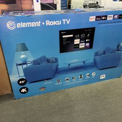 Element 65” 4K Roku Smart Tv 