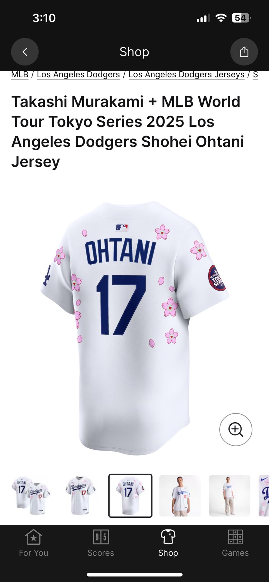 Takashi Murakami Dodgers Shohei Ohtani Jersey Size L