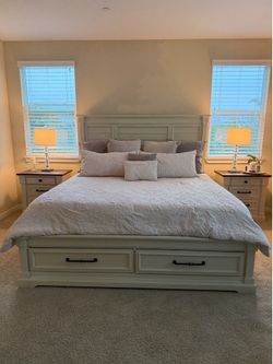 Beautiful Rustic Bedroom Set King Size Bed