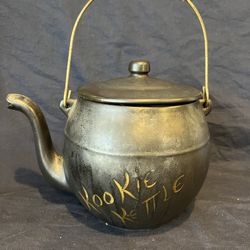  Vintage McCoy "KOOKIE KETTLE"  Black Tea Pot Cookie Jar USA