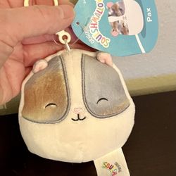 Squishmellow Cat Keychain Brand New With Tag