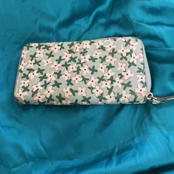 Kate Spade  Floral Zip Around Continental Laurel Way Neda large Wallet