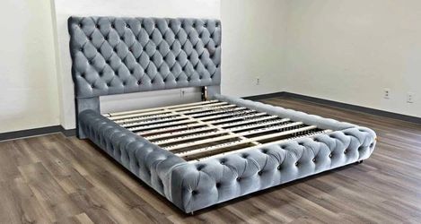 NEW QUEEN AND KING BED WITHOUT MATTRESS AND FREE DELIVERY