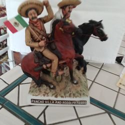 Pancho Villa & Rodolfo Fierro (Full) Porcelain 